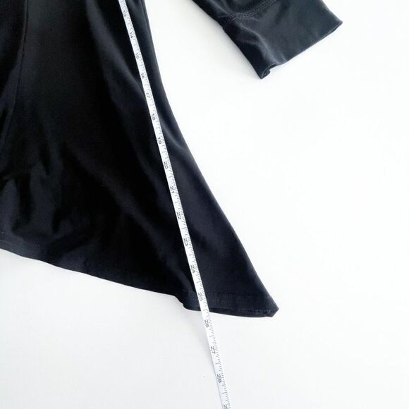 Joseph Ribkoff Women's Hoodie Crystal Rhinestones Zip Up Stretch Black Size 8 - Picture 4 of 7